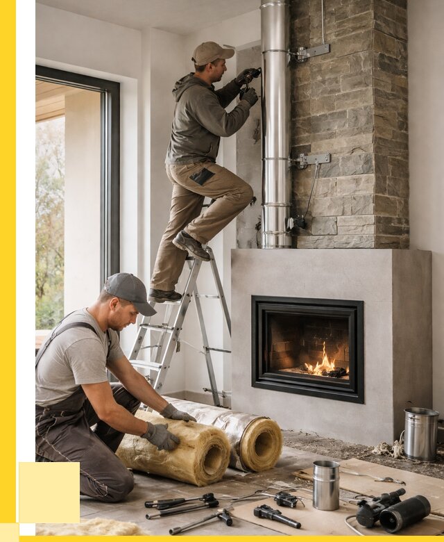 Монтаж дымоходов для каминов в Малоярославце от 15513 р. ЭриданМлр