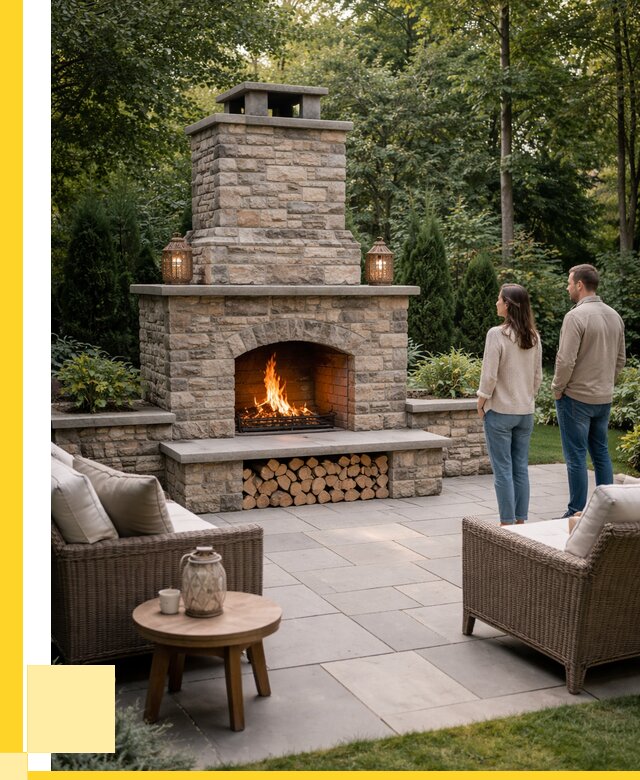 Уличные камины из кирпича в Малоярославце от 155130 р. | ЭриданМлр