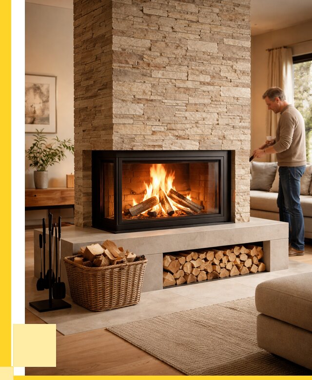 Дровяной камин под ключ в Малоярославце от 206840 р. | ЭриданМлр