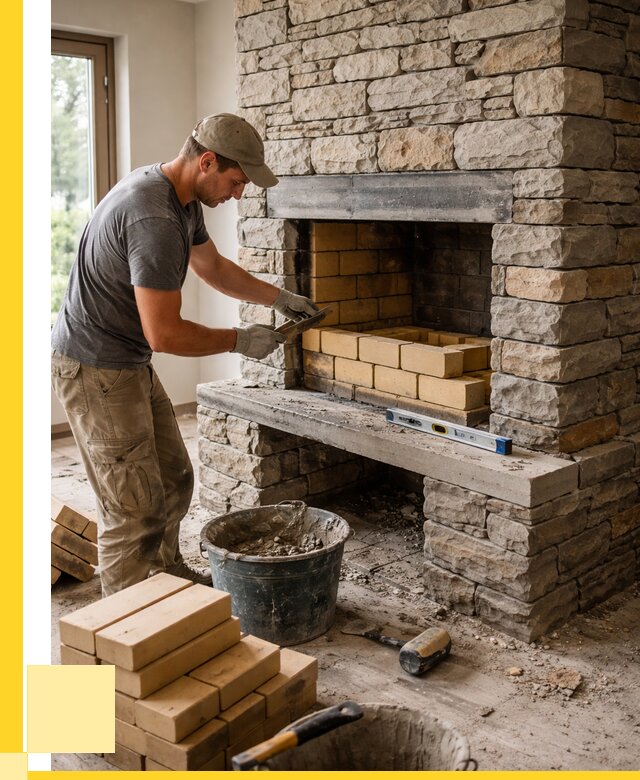 Кладка каминов и камина в Малоярославце от 25855 р. ЭриданМлр