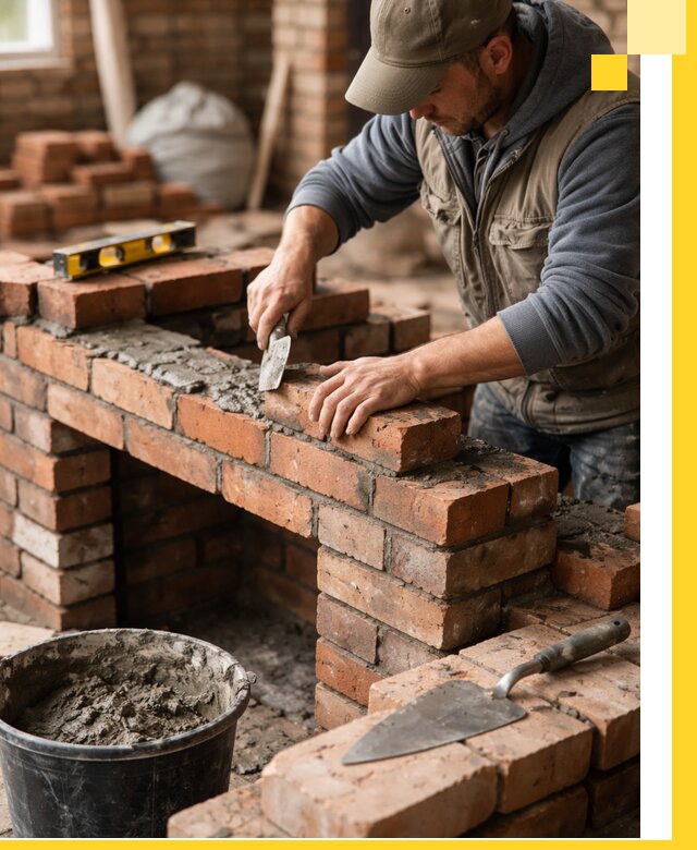 Кладка каминов под ключ в Малоярославце профессиональная отделка и монтаж