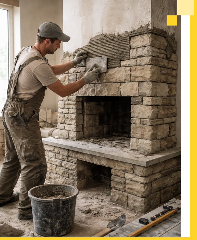 Строительство каминов под ключ в Малоярославце от проектирования до монтажа