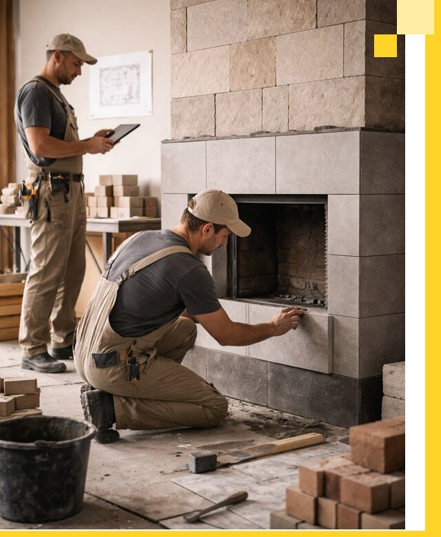 Индивидуальные проекты каминов и каминных систем в Малоярославце