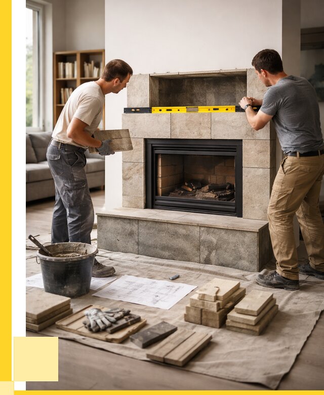 Монтаж каминов и установка в Малоярославце от 46539 р. | ЭриданМлр