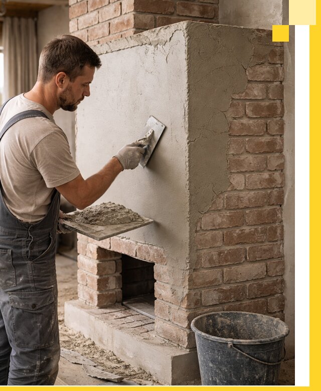 Отделка печей и облицовка каминов в Малоярославце под ключ