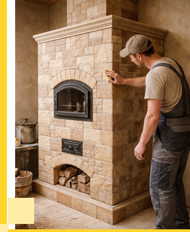 Облицовка печей в Малоярославце от 4654 р. под ключ | ЭриданМлр