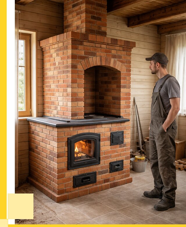 Кирпичные печи в Малоярославце: купить от 155130 р. | ЭриданМлр