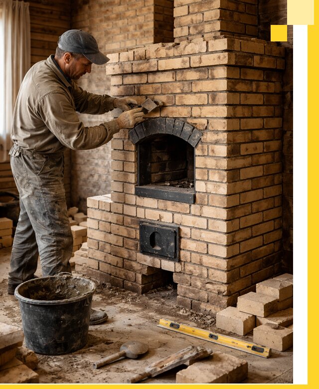 Кирпичные печи под ключ в Малоярославце: проектирование и кладка