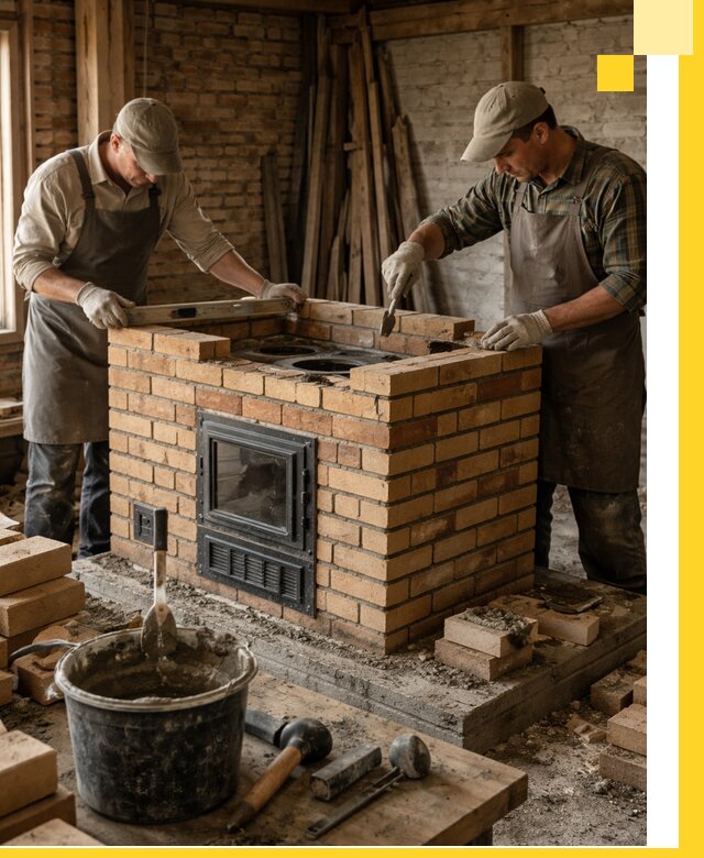 Изготовление и установка варочных печей под ключ в Малоярославце