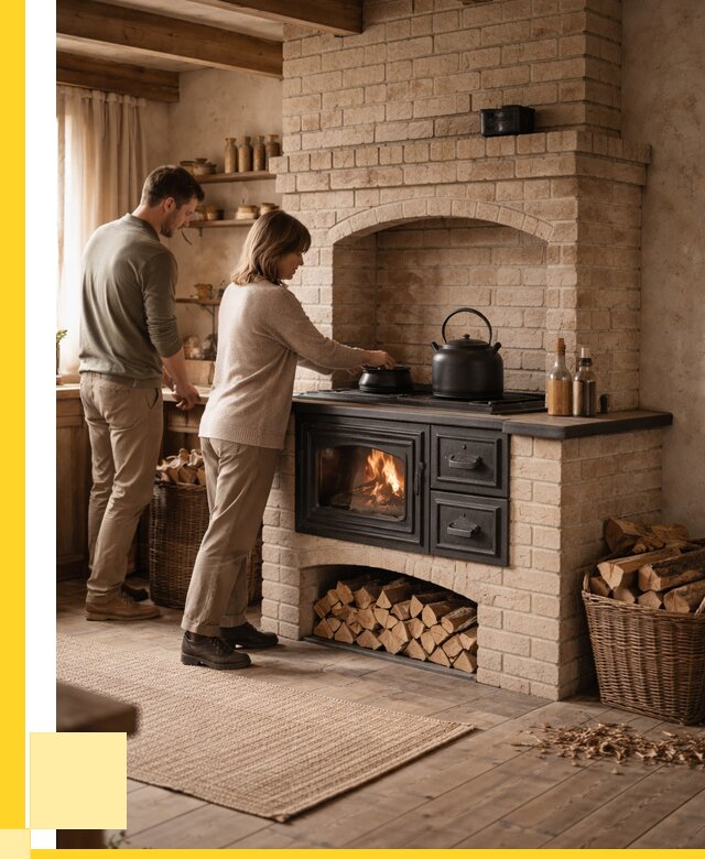 Печи с плитой в Малоярославце от 46539 р. | ЭриданМлр — кирпичная печь