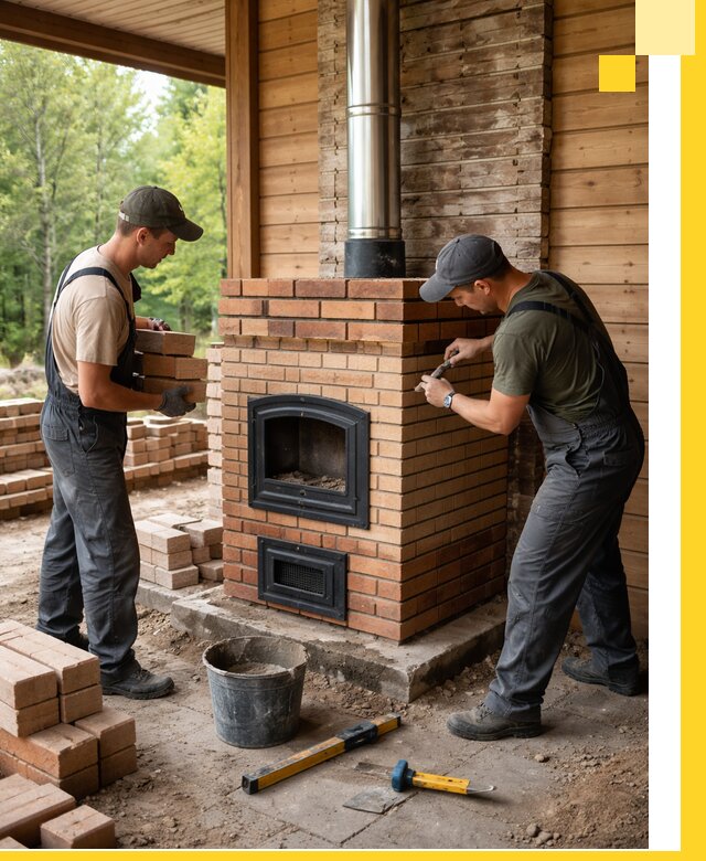 Производство и установка дачных печей под ключ в Малоярославце