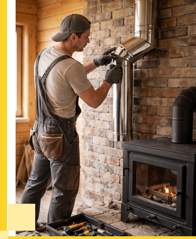Монтаж дымоходов для печей в Малоярославце от 7757 р. | ЭриданМлр