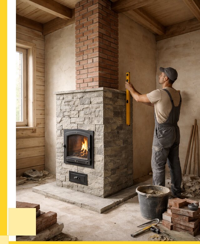 Печи и дымоходы под ключ в Малоярославце от 46539 р., ЭриданМлр