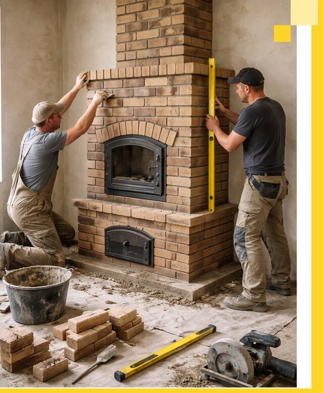 Продажа и установка печей и каминов для дома под ключ в Малоярославце