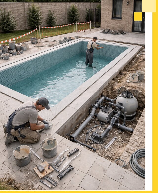 Строительство бассейнов под ключ в Малоярославце: проекты и монтаж