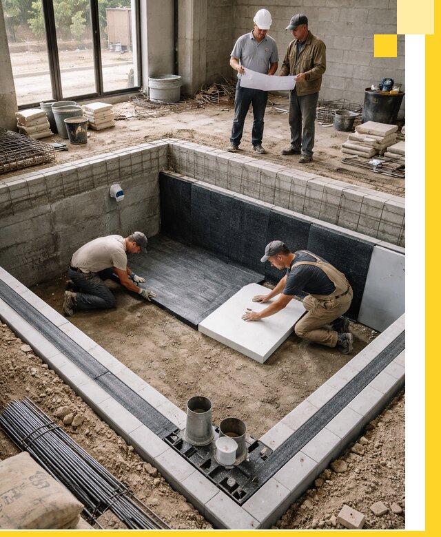 Проекты частных и общественных бассейнов под ключ в Малоярославце