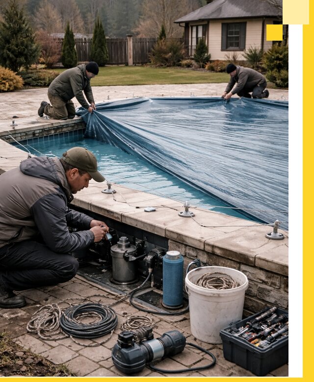 Консервация бассейнов в Малоярославце: подготовка к длительному хранению