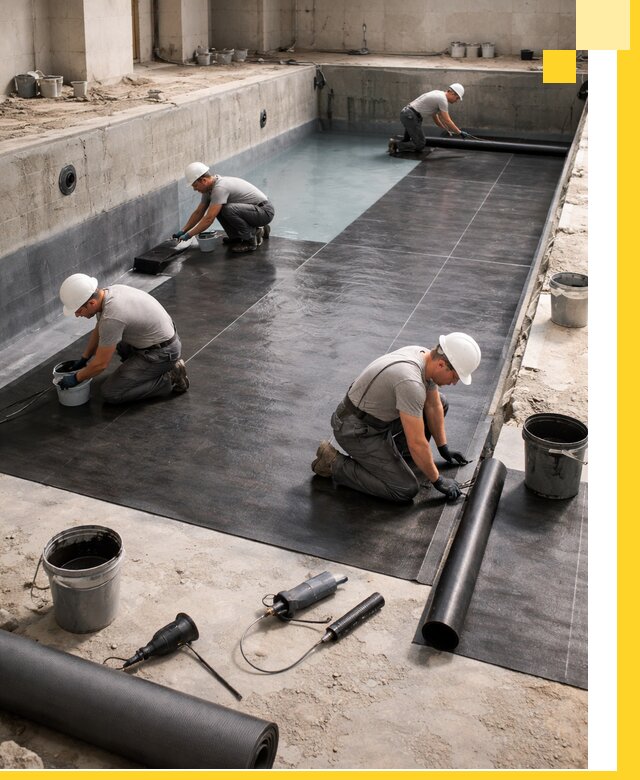 Профессиональная гидроизоляция бассейнов и чаш в Малоярославце под ключ