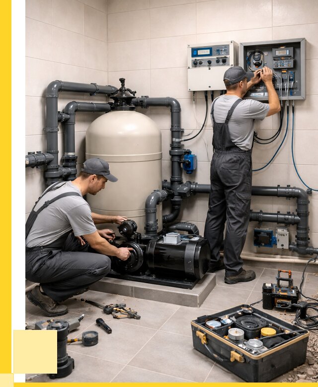 Монтаж оборудования для бассейнов в Малоярославце от 41368 р. | ЭриданМлр