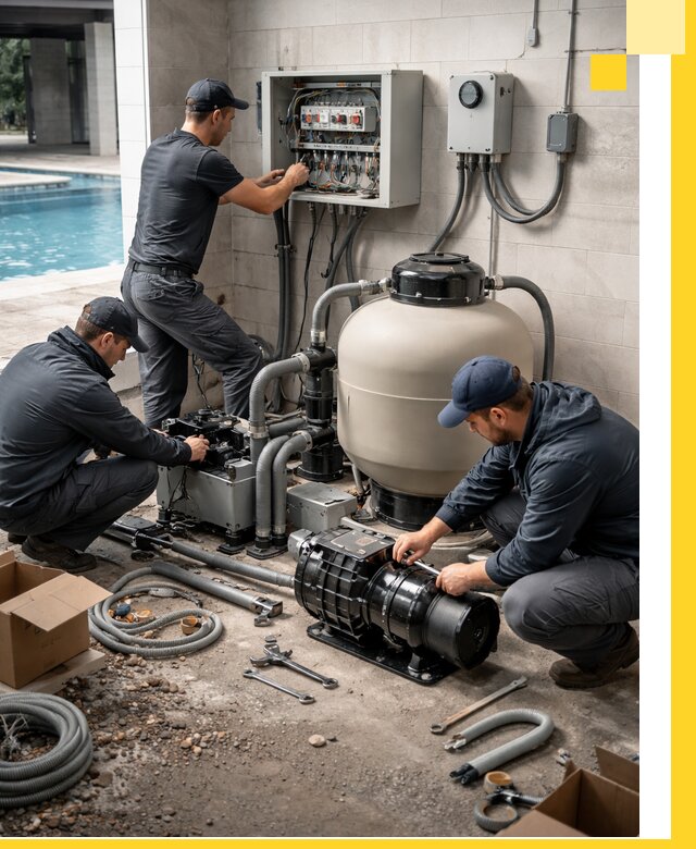 Профессиональный монтаж оборудования для бассейнов в Малоярославце