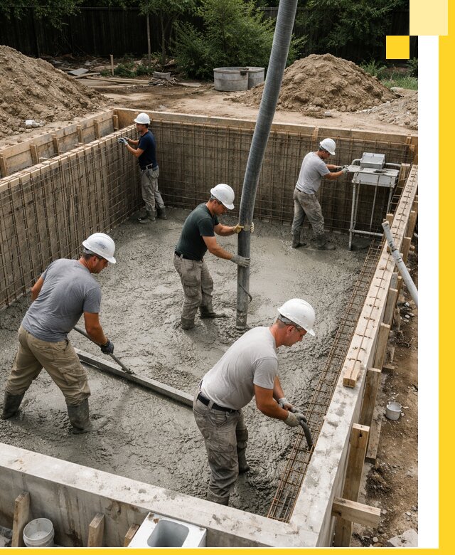 Строительство бетонных бассейнов под ключ в Малоярославце