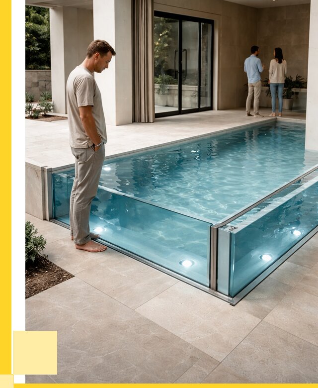 Стеклянные бассейны в Малоярославце от 1241040 р. | ЭриданМлр — мозаика