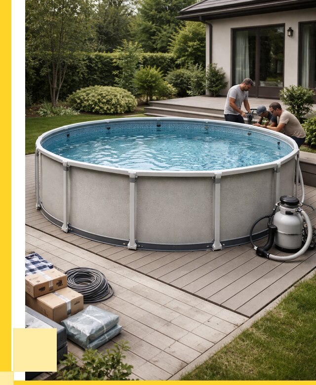 Купить каркасные бассейны в Малоярославце от 46539 р. | ЭриданМлр