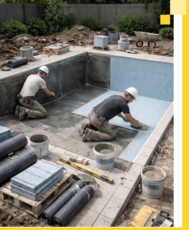 Проектирование и строительство стационарных бассейнов в Малоярославце