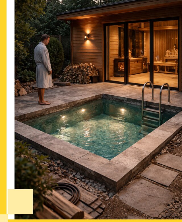 Бани с бассейном под ключ в Малоярославце от 98249 р. | ЭриданМлр