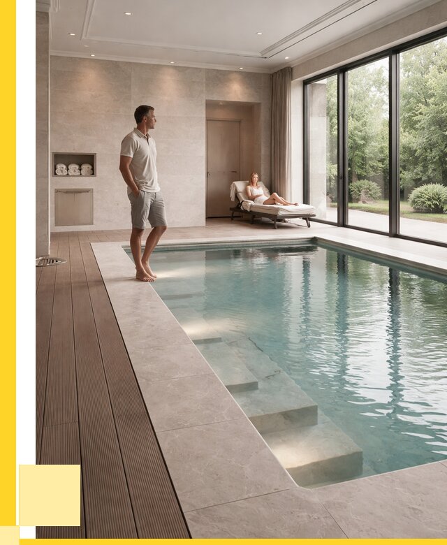 Бассейны в коттедже под ключ в Малоярославце от 1241040 р. | ЭриданМлр