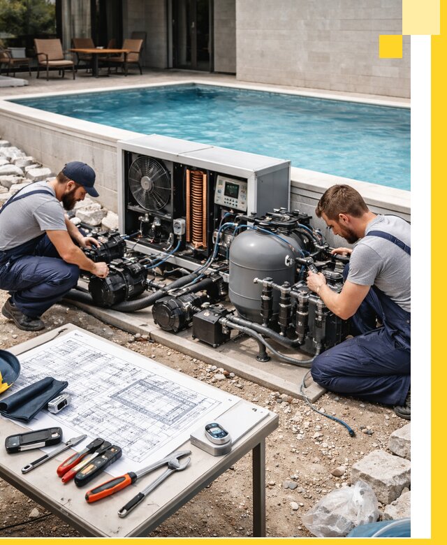 Проектирование и монтаж бассейнов с подогревом в Малоярославце