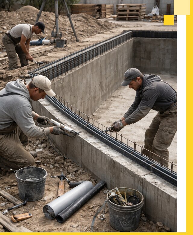 Качественный монтаж чаши бассейна в Малоярославце под ключ с гарантией