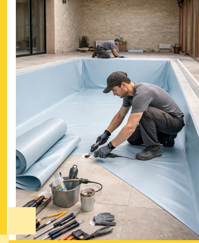 Пленка ПВХ для бассейнов в Малоярославце от 2586 р. | ЭриданМлр