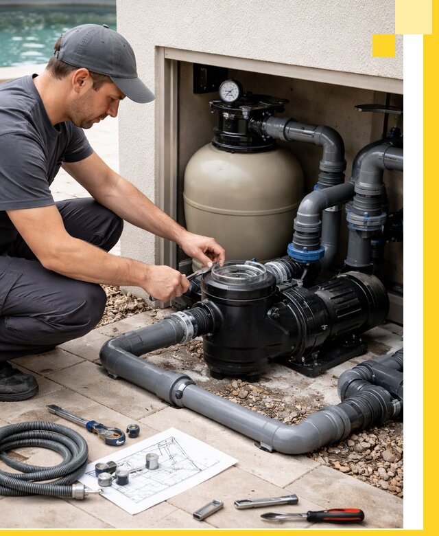 Поставка, монтаж и сервис насосов для бассейнов в Малоярославце