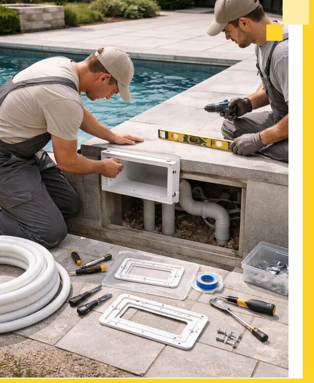 Поставка и установка скиммеров для бассейнов в Малоярославце