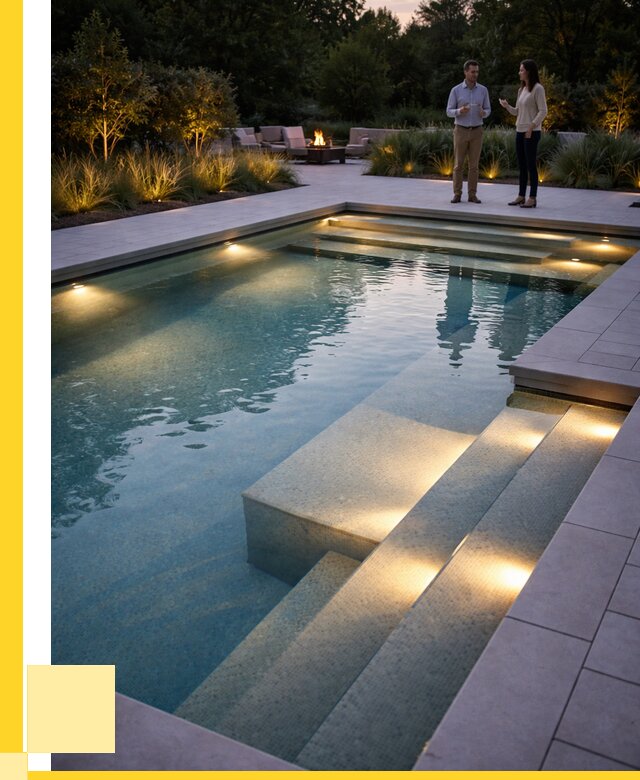 Освещение бассейнов в Малоярославце под ключ от 25855 р. | ЭриданМлр