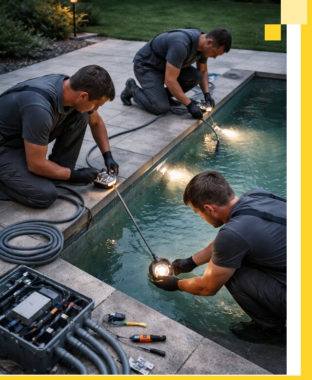 Профессиональное освещение бассейнов в Малоярославце: дизайн и монтаж