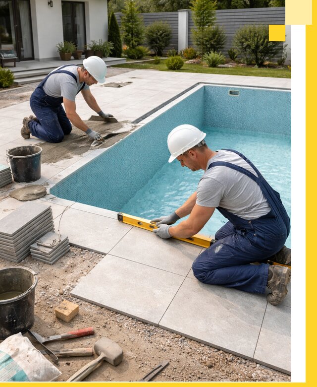 Строительство и монтаж плавательных бассейнов под ключ в Малоярославце