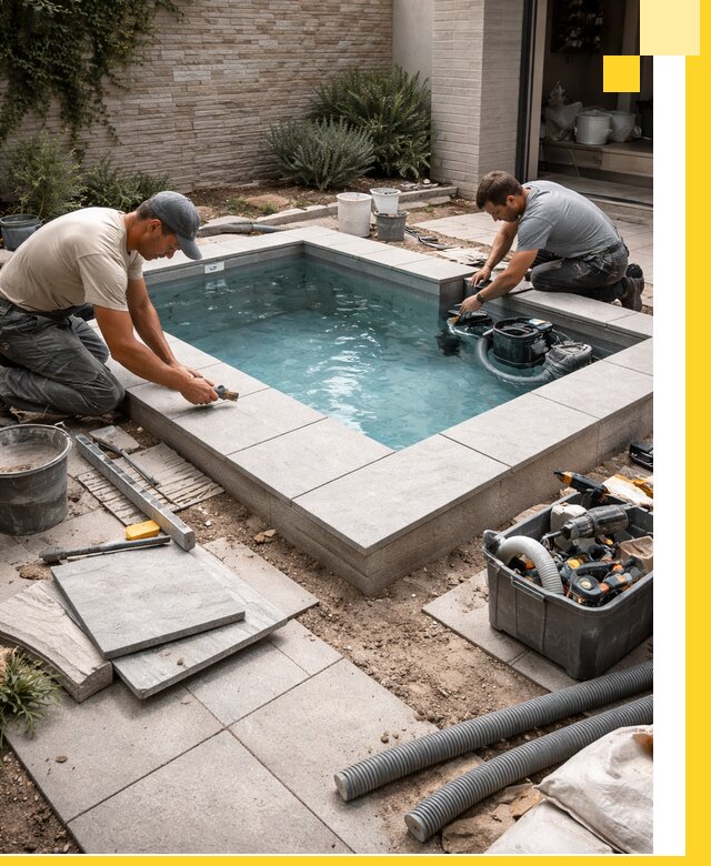 Мини бассейны под ключ в Малоярославце, дизайн и установка