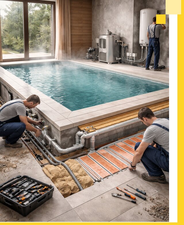 Проектирование и строительство тёплых бассейнов в Малоярославце