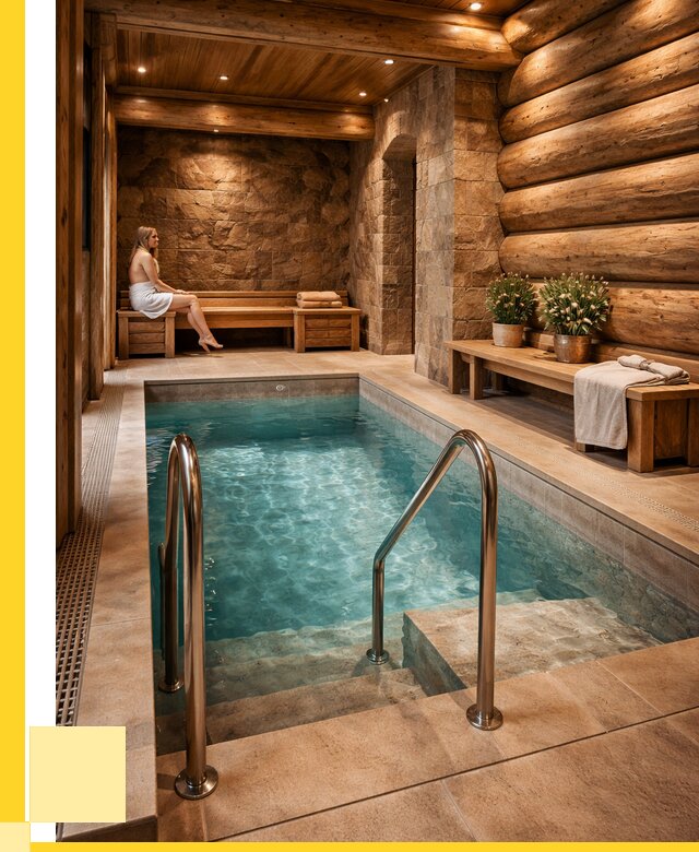 Аренда бани с бассейном в Малоярославце от 1551300 р. | ЭриданМлр