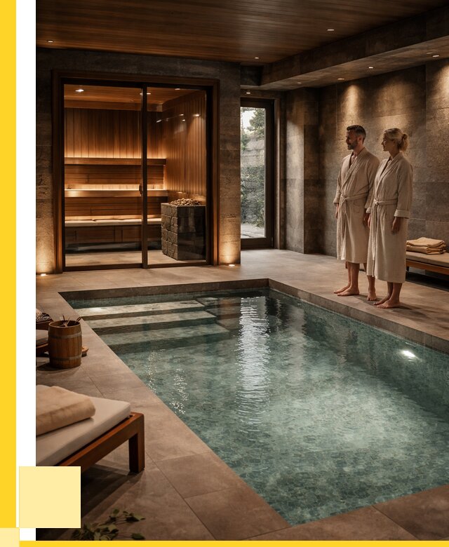 Сауна с большим бассейном в Малоярославце от 1241040 р. ЭриданМлр