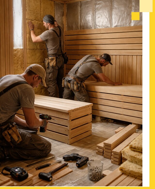 Профессиональное строительство саун под ключ в Малоярославце