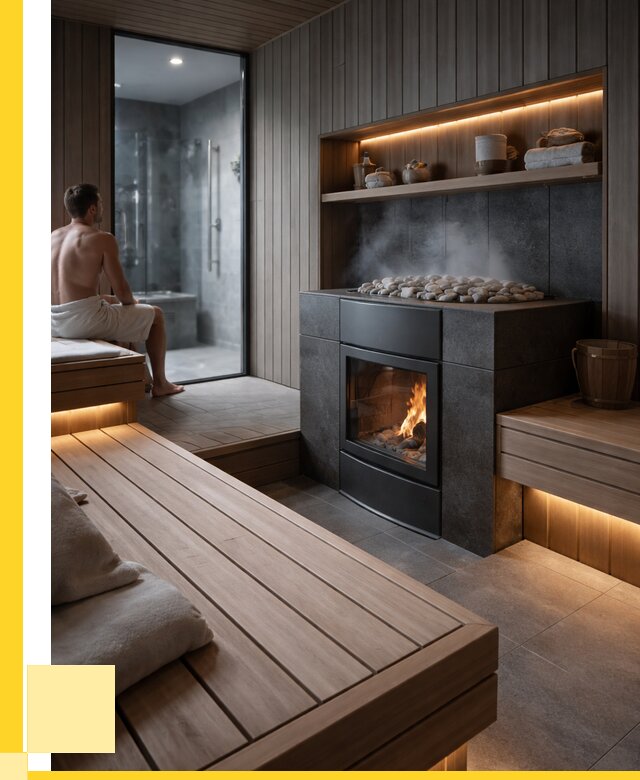 Проект сауны в частном доме в Малоярославце от 36197 р. | ЭриданМлр