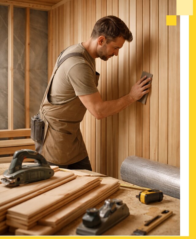 Профессиональная отделка саун и парных под ключ в Малоярославце