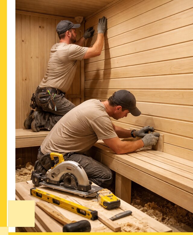 Обшивка саун вагонкой в Малоярославце от 2586 р. | ЭриданМлр