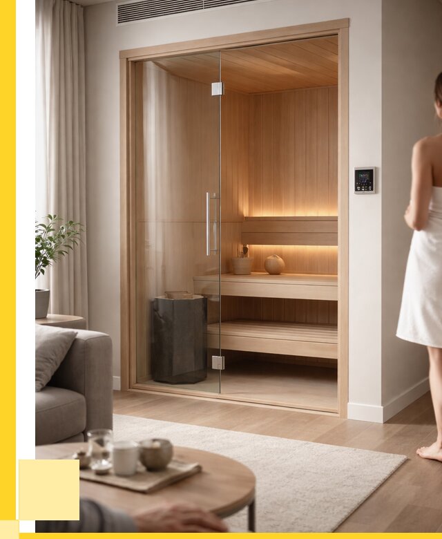 Сауна в квартире под ключ в Малоярославце от 124104 р. ЭриданМлр