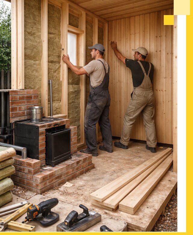 Строительство и установка дачных саун под ключ в Малоярославце