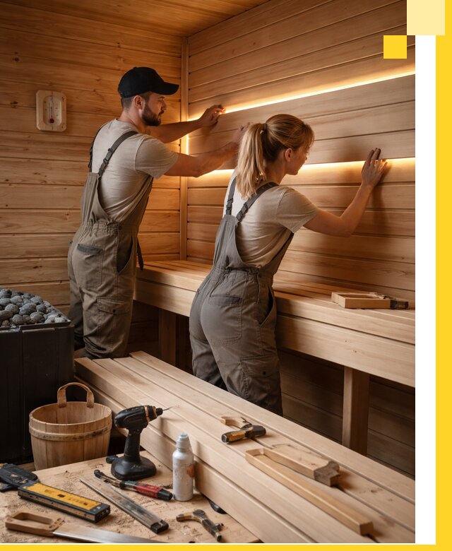 Дизайн саун и бань под ключ с индивидуальным проектом в Малоярославце