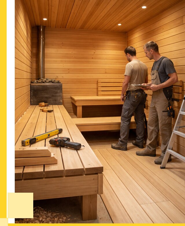 Отделка бань и саун в Малоярославце по цене от 4654 р. | ЭриданМлр